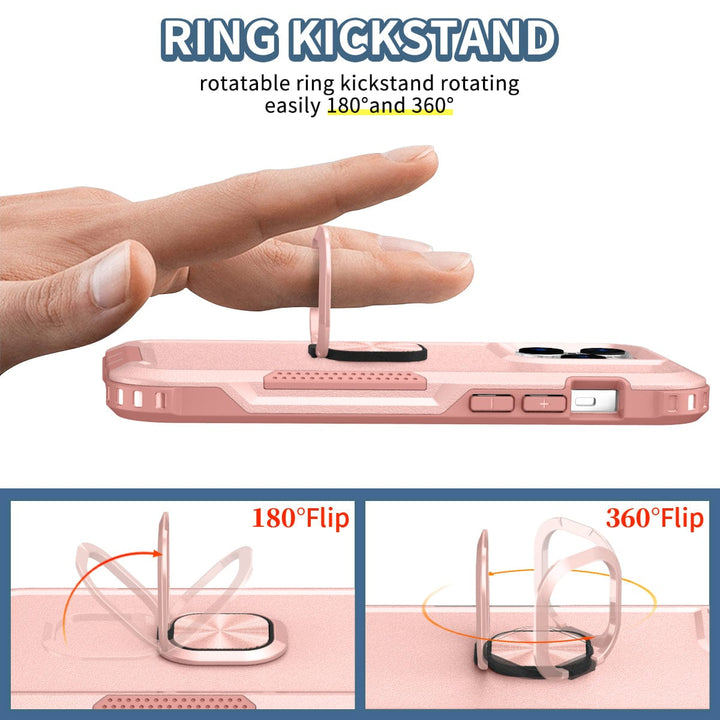 Heavy Duty Magnetic Phone Case With Ring Grip
