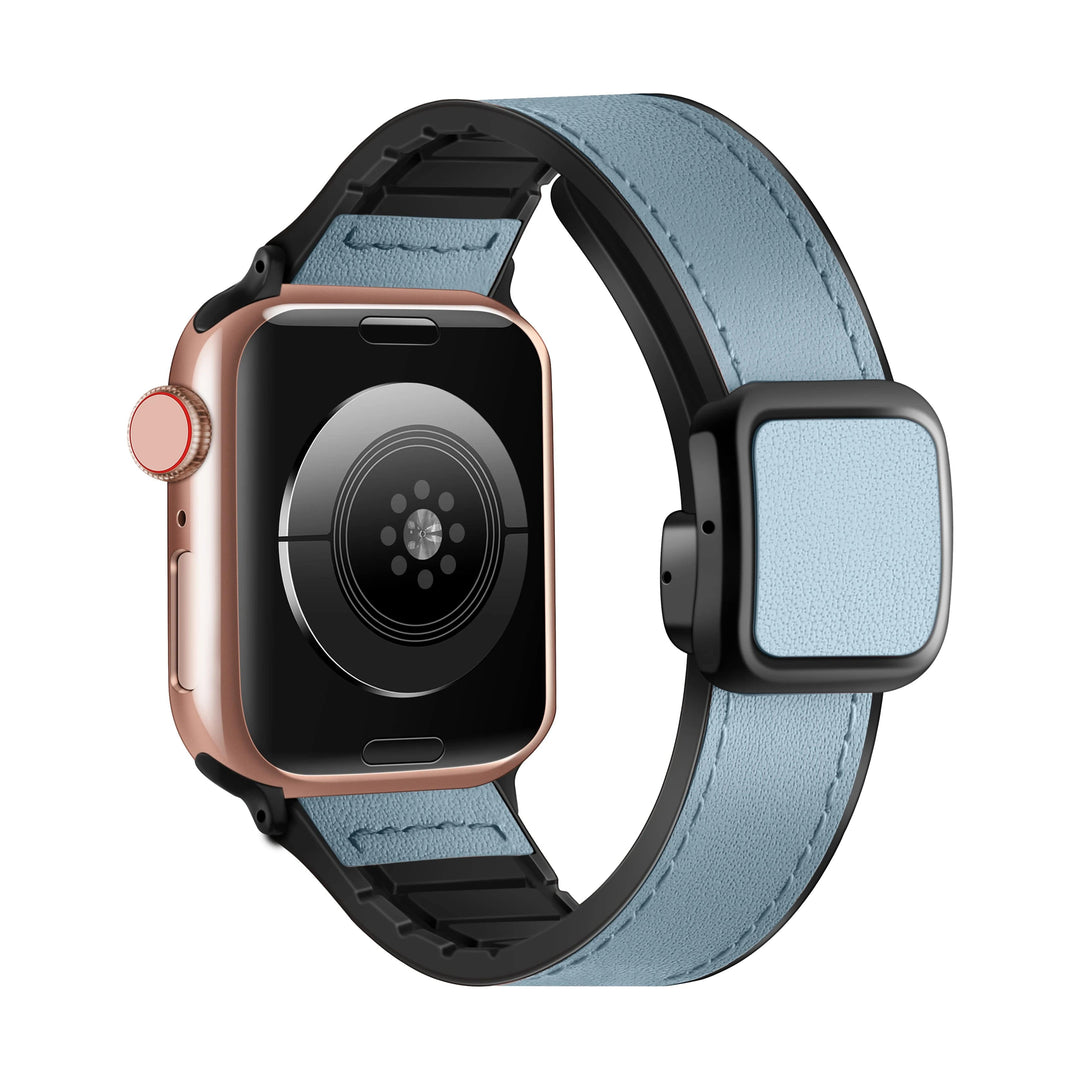 Leather Sport Watch Band Blue / 38mm, 40mm & 41mm DP2312151S08