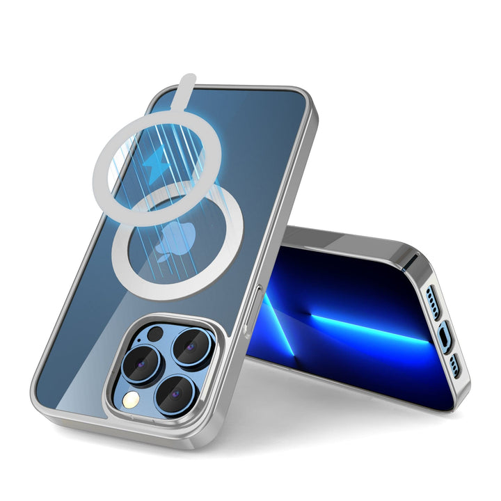 Chrome Plated Magnetic Phone Case iPhone 12 Mini / Silver CM20220418-A-01-iPhone 12 mini-Silver