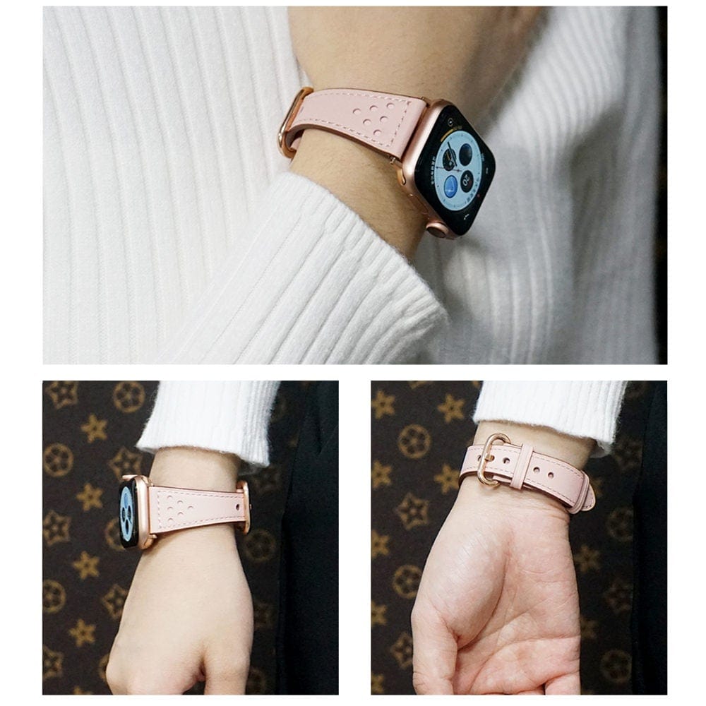 Tapered Leather Watch Band