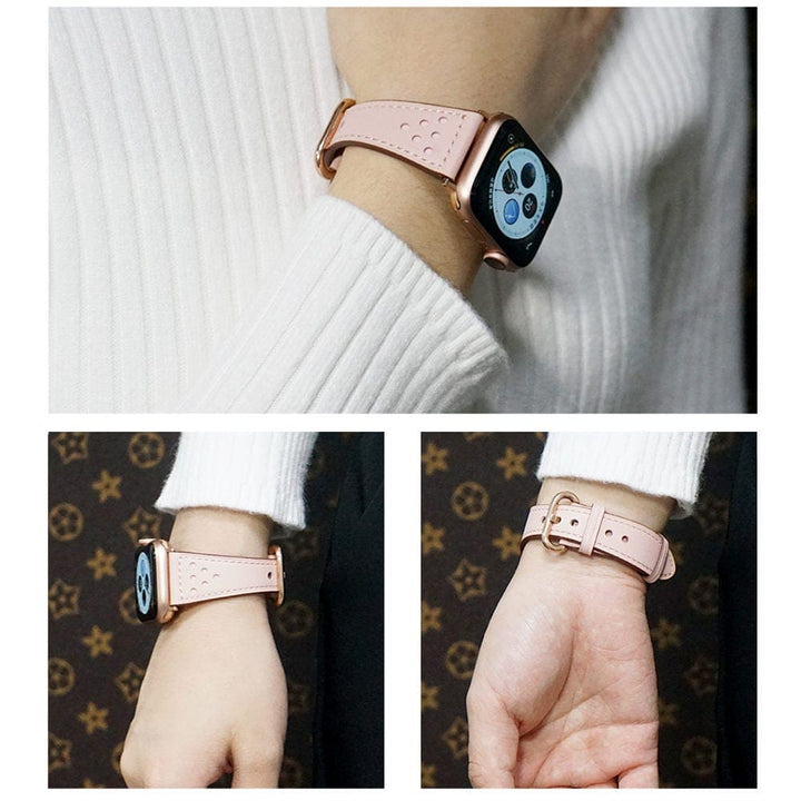 Tapered Leather Watch Band