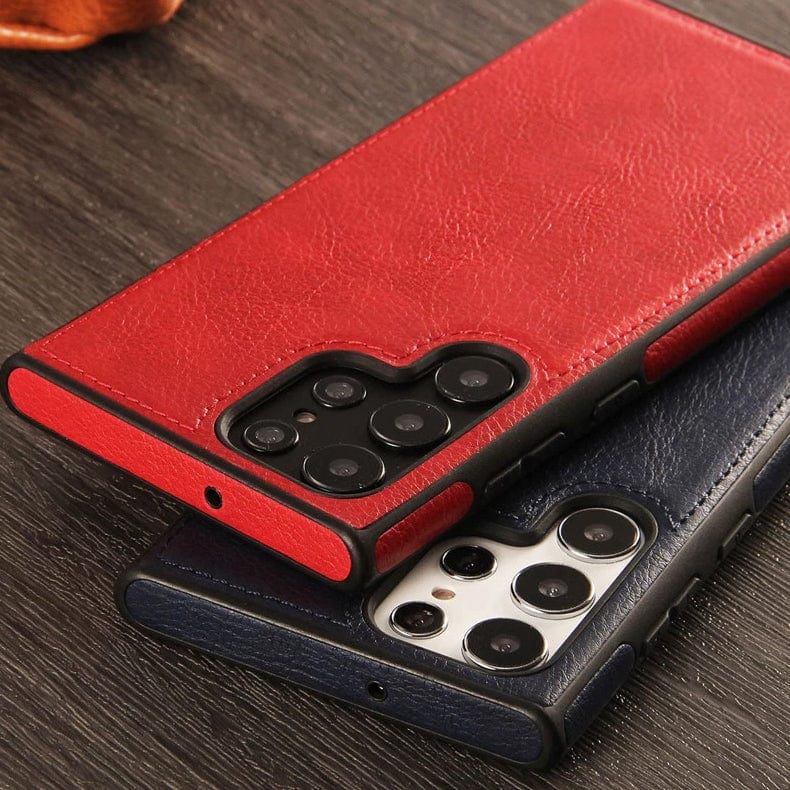 Slim Leather Case For Samsung Galaxy