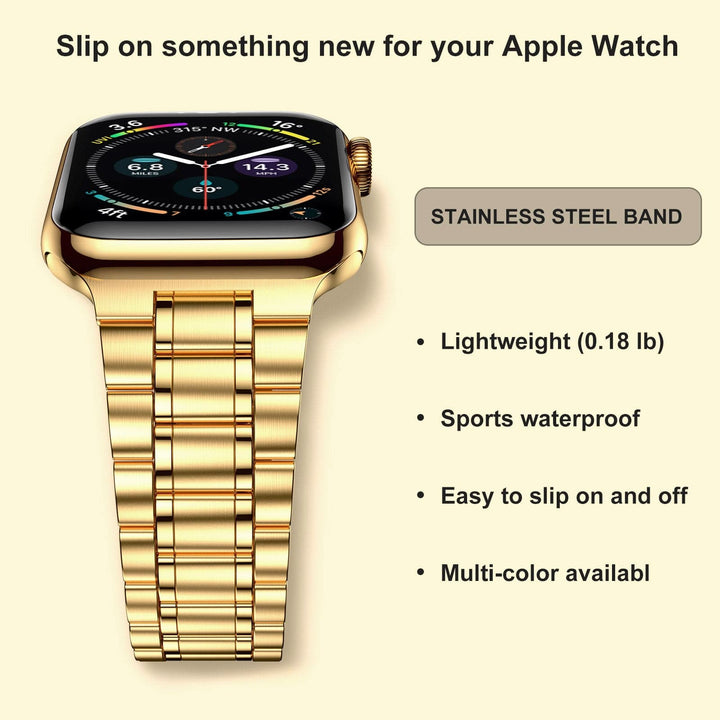 Stainless Steel Watch Band + FREE Band Adjuster Tool