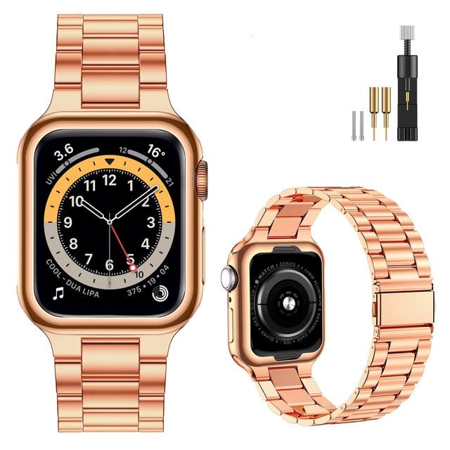 Stainless Steel Watch Band Rose Gold / 38mm, 40mm & 41mm DP2206092S04&DX0921100