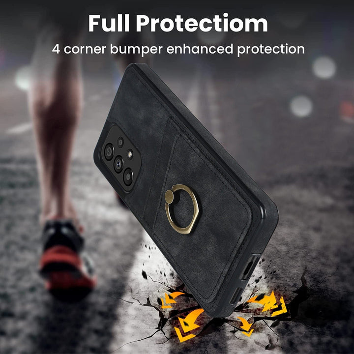 Matte Leather Cardholder Case For Samsung A Series