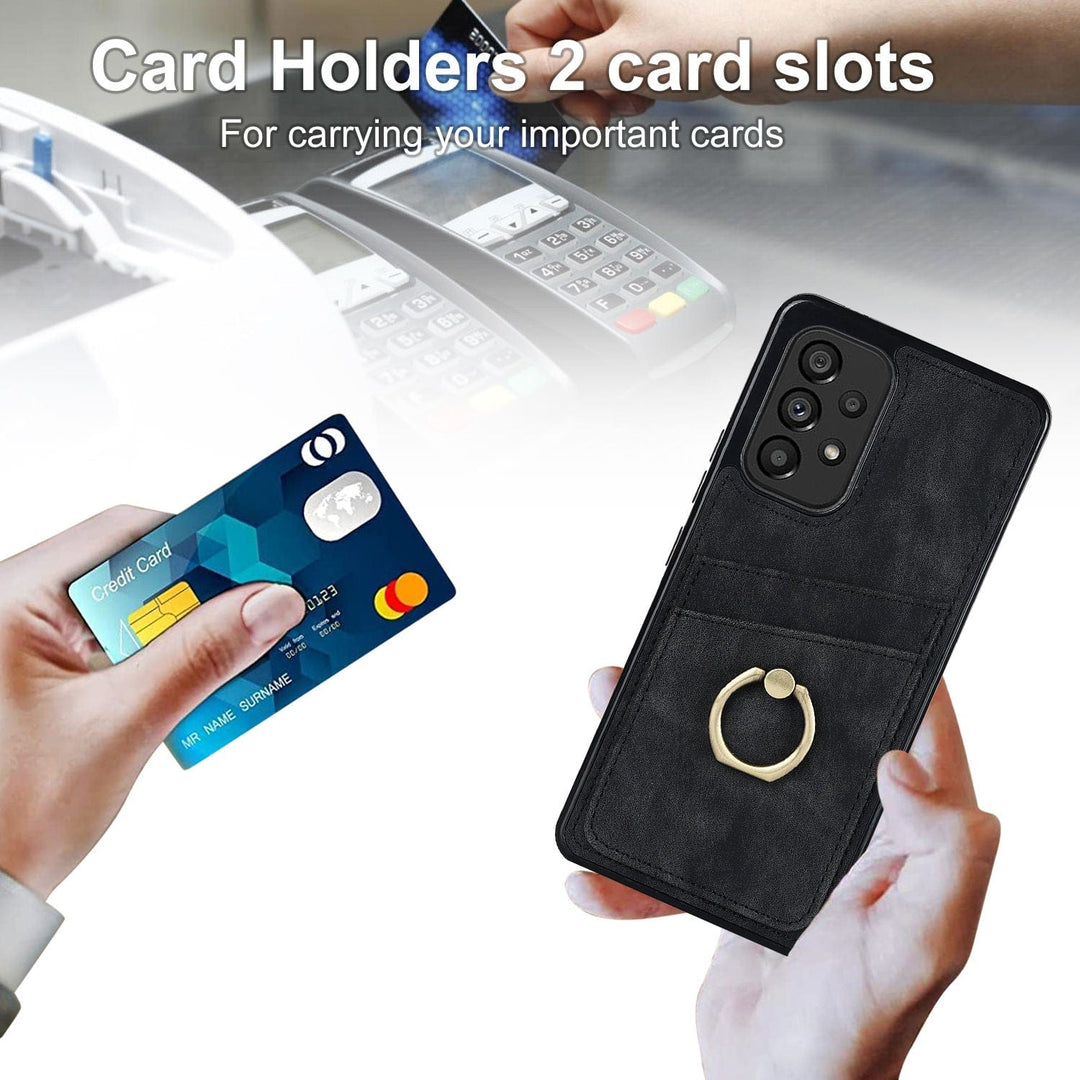 Matte Leather Cardholder Case For Samsung A Series