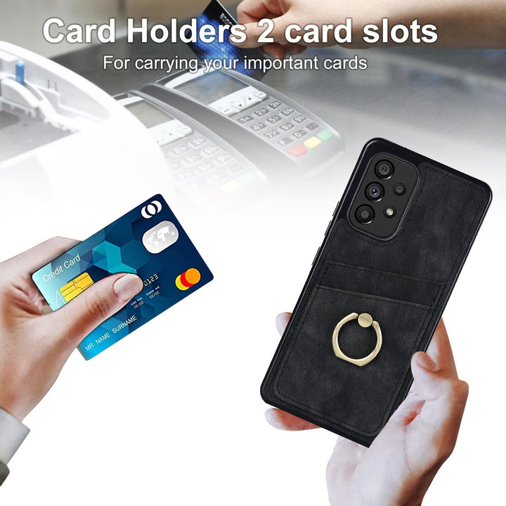 Matte Leather Cardholder Case For Samsung A Series