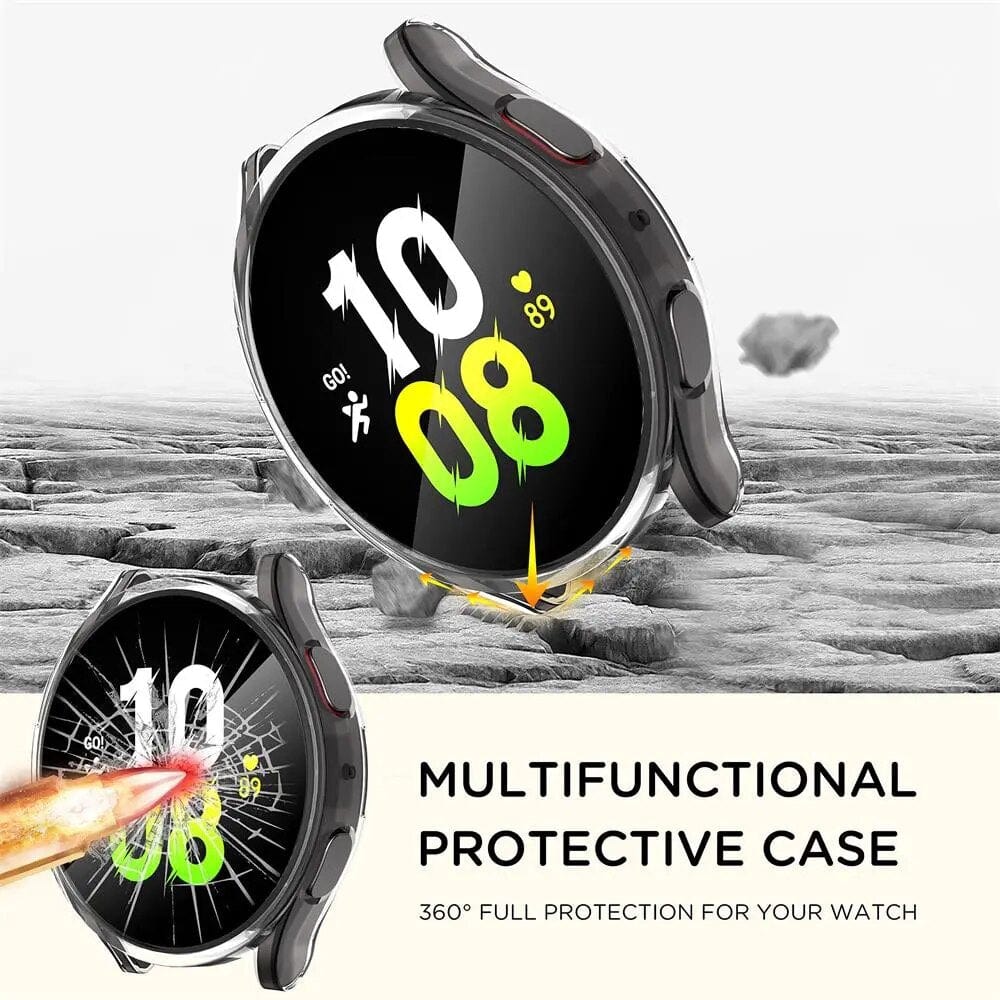 For Samsung Galaxy Watch 6 40/44mm TPU Full Protect Screen Protector Case  Cover