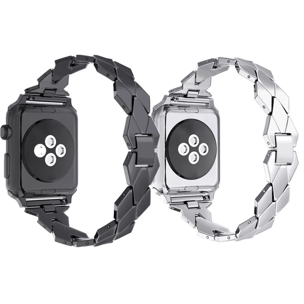 Rhombus Stainless Steel Watch Band
