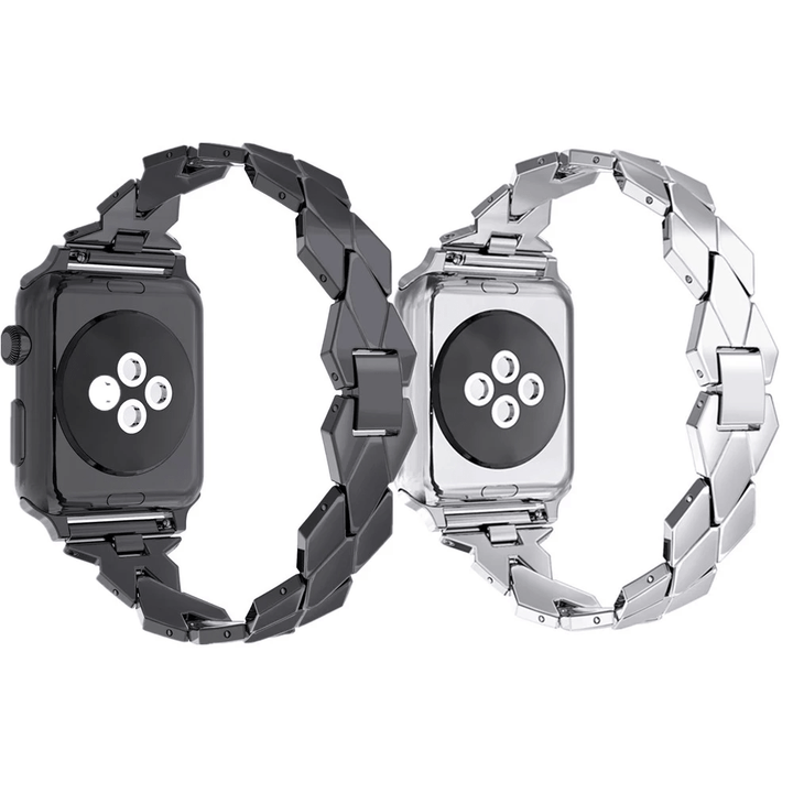 Rhombus Stainless Steel Watch Band