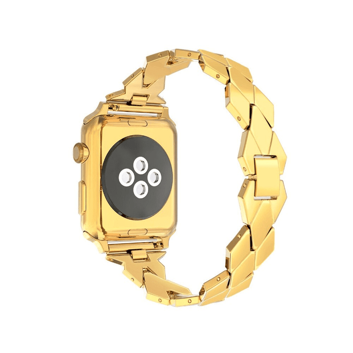 Rhombus Stainless Steel Watch Band