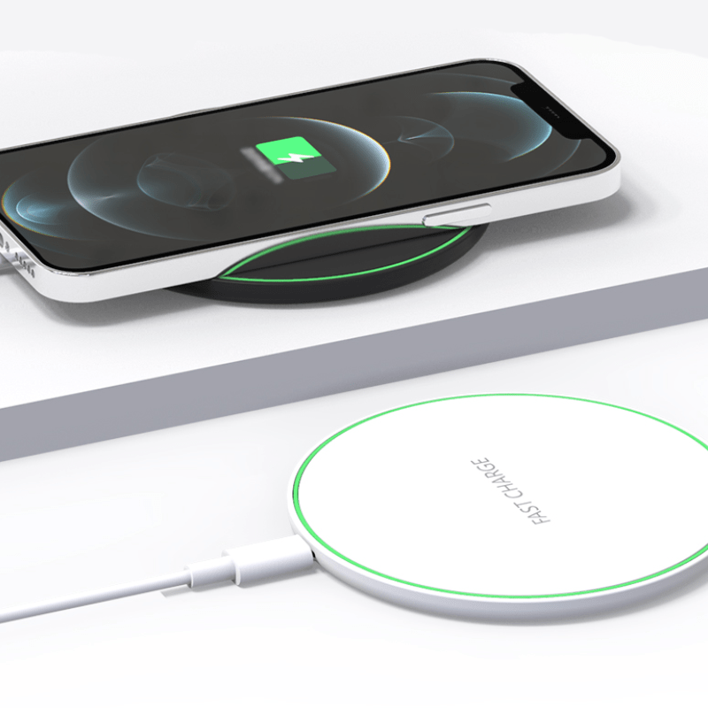 Fast Wireless Phone Charger White KO-31-White