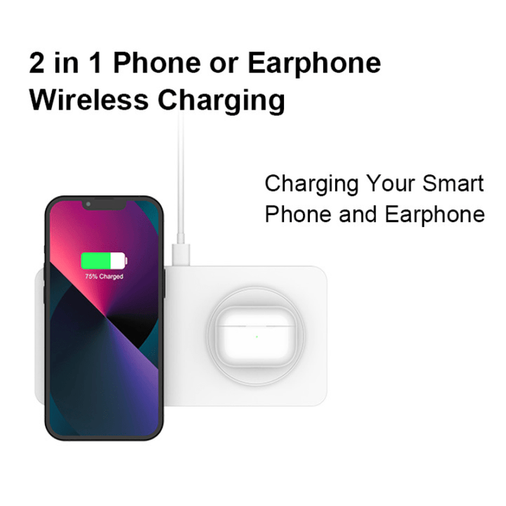 2 In 1 Wireless Phone Charger KM15