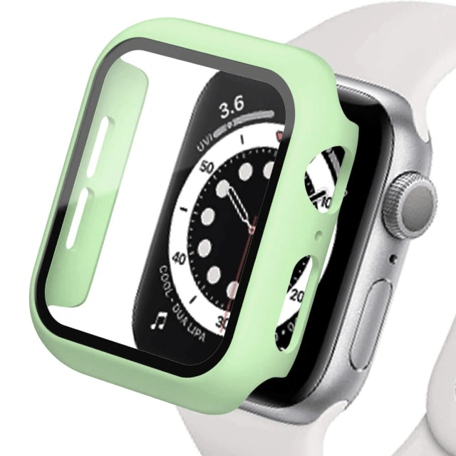 Tempered Glass Protective Watch Case Mint Green / 41mm DP021015S07
