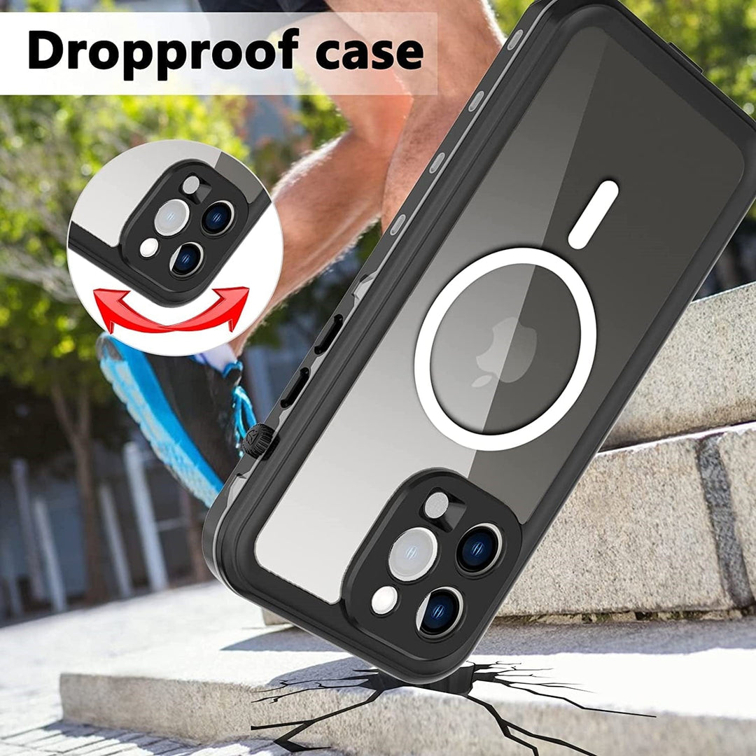 Waterproof Phone Case With Magnetic Charging