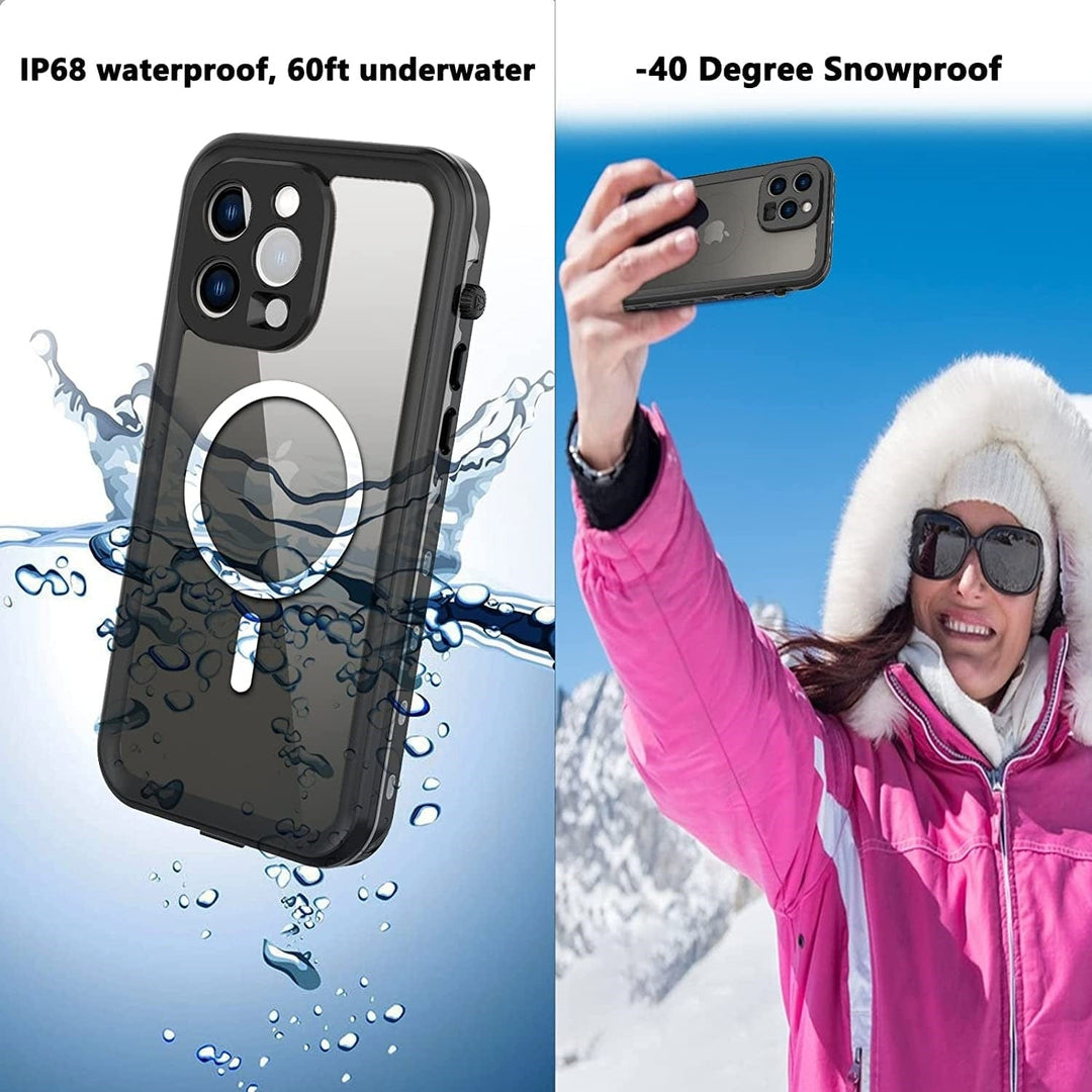 Waterproof Phone Case With Magnetic Charging