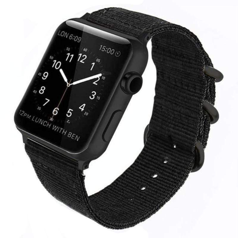 Buckle Nylon Watch Band Black / 38mm / 40mm / 41mm DP190110S01