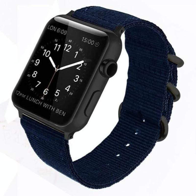 Buckle Nylon Watch Band Blue / 38mm / 40mm / 41mm DP190110S02