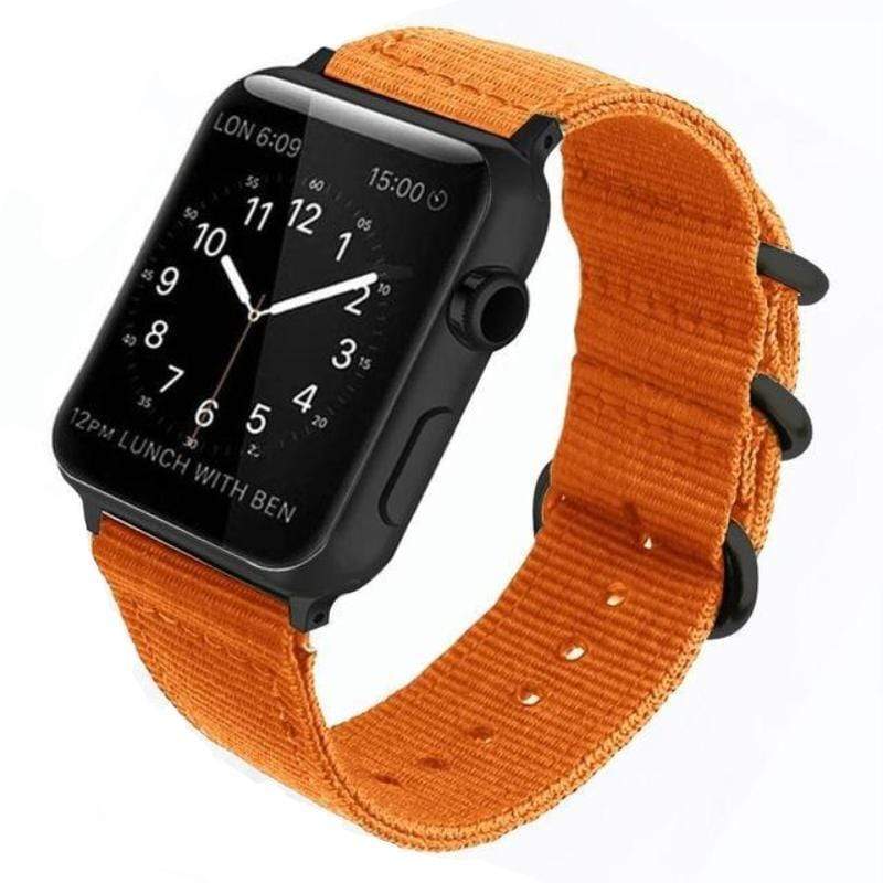 Buckle Nylon Watch Band Orange / 38mm / 40mm / 41mm DP190110S12