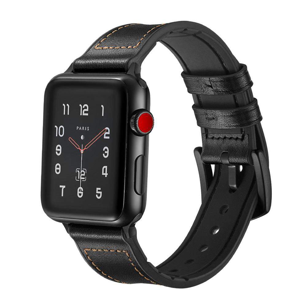 Heavy Duty Watch Band Black / 38mm, 40mm & 41mm DP180619S02