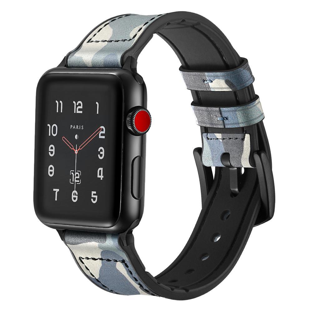 Heavy Duty Watch Band Blue Camo / 38mm, 40mm & 41mm DP180726S03