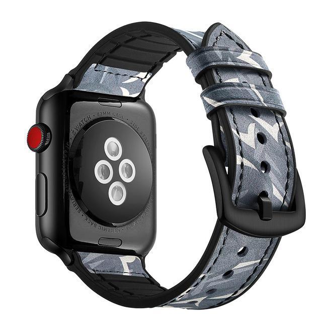 Heavy Duty Watch Band Gray Camo / 38mm, 40mm & 41mm DP180726S01