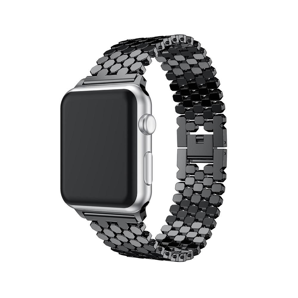 Link Bracelet Watch Band Black / 38mm, 40mm & 41mm DP171113S03