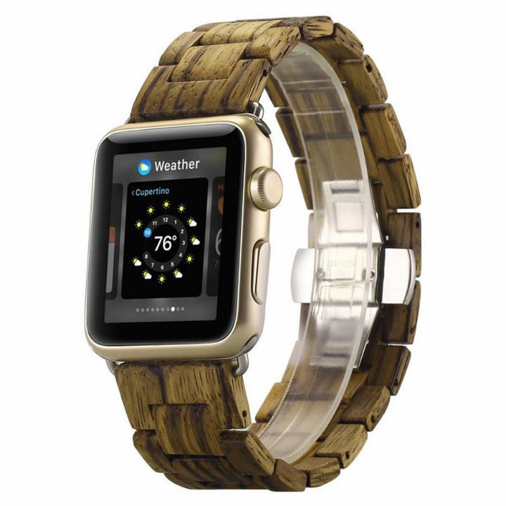 Natural Wooden Watch Band Zebra Sandalwood / 38mm, 40mm & 41mm DP170910S03