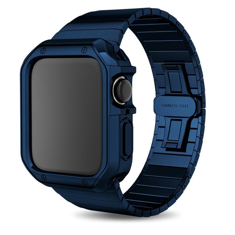 Stainless Steel Band With Case Blue / 38mm, 40mm, 41mm DX0928S01&DP021020AS02