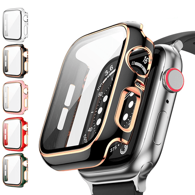 2 Tone Tempered Glass Protective Watch Case