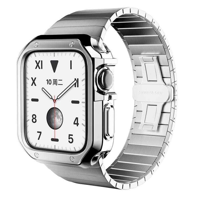 Stainless Steel Band With Case Silver / 38mm, 40mm, 41mm DX092806&DP021020AS03