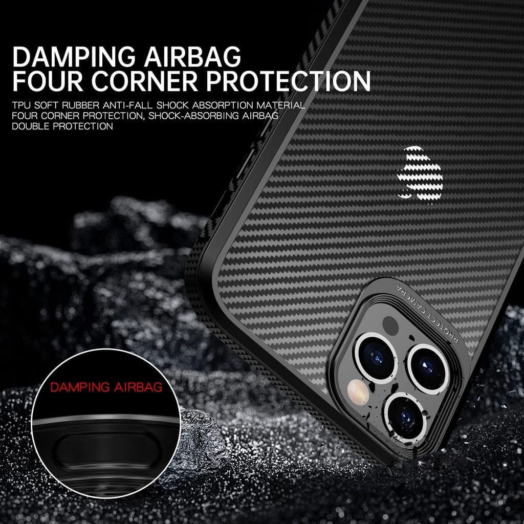 Shockproof Carbon Fiber Phone Case