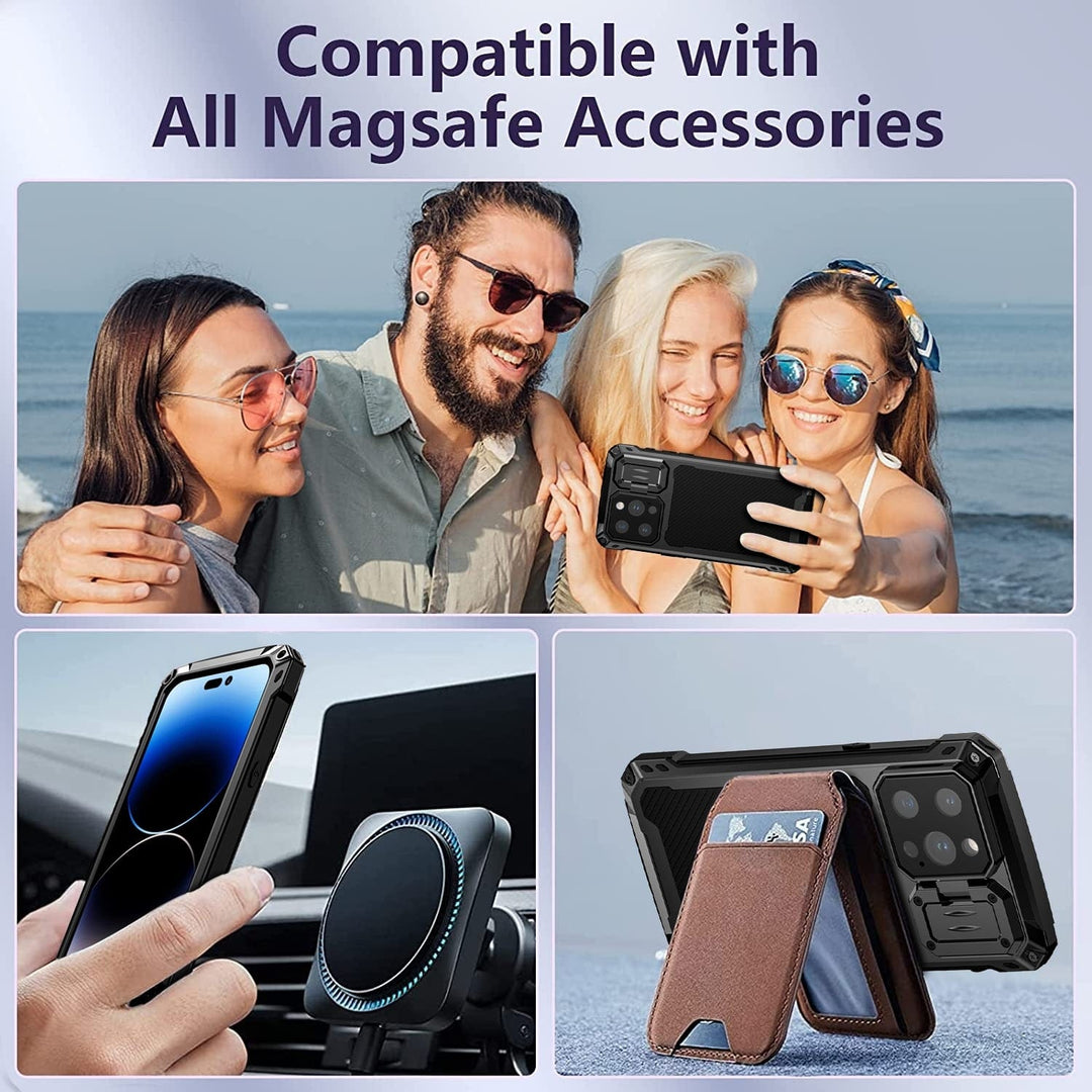 Heavy Duty Phone Case With Magnetic Charging