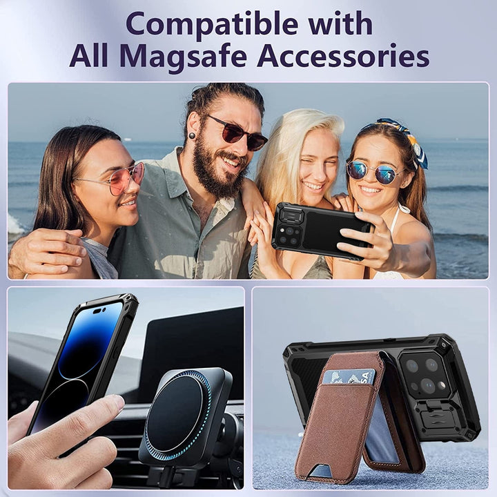 Heavy Duty Phone Case With Magnetic Charging