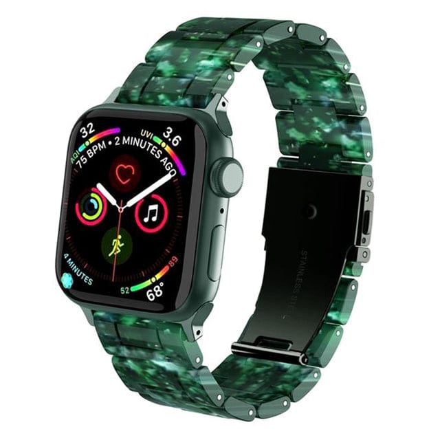 Marbled Resin Watch Band Green Marble / 38mm, 40mm & 41mm DP180711S15