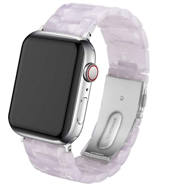 Marbled Resin Watch Band Light Purple Marble / 38mm, 40mm & 41mm DP180711S03
