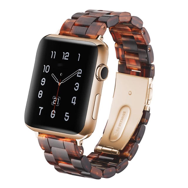 Marbled Resin Watch Band Honey Marble / 38mm, 40mm & 41mm DP180711S09