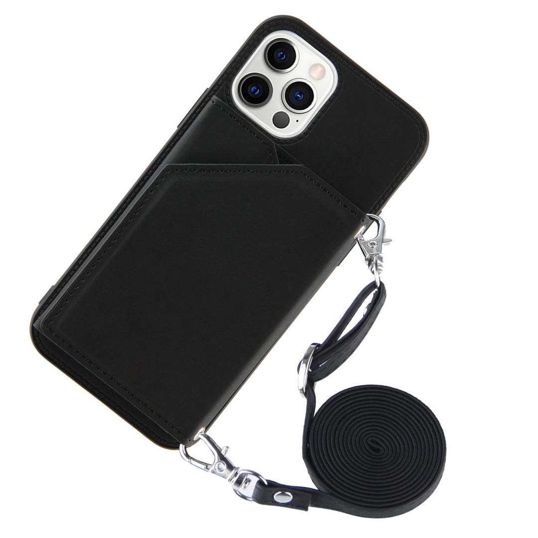 Crossbody Leather Wallet Phone Case
