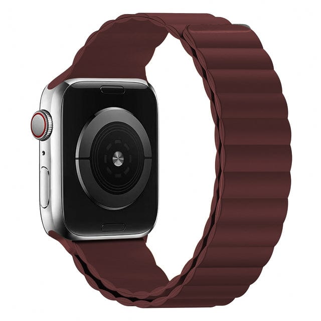 Magnetic Loop Sports Watch Band Wine Red / 38mm, 40mm & 41mm DP2205181S11