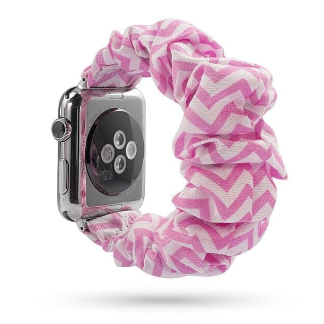 Scrunchie Watch Band Zigzag / 38mm, 40mm & 41mm DP191033S16