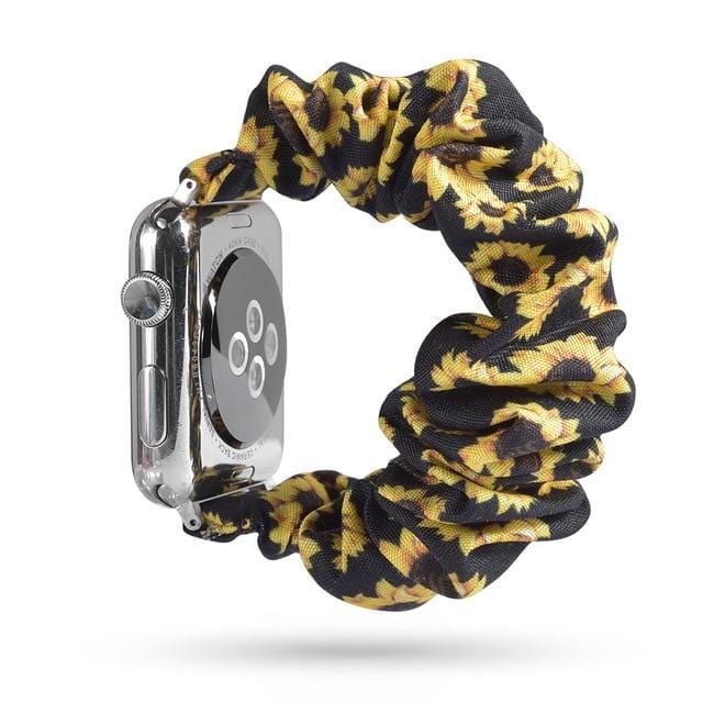 Scrunchie Watch Band Sunflower / 38mm, 40mm & 41mm DP191033S23