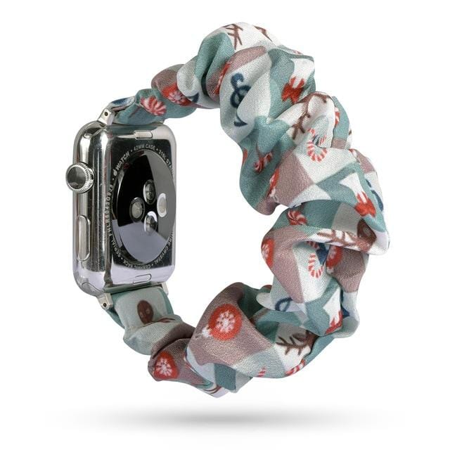 Scrunchie Watch Band It's Christmas / 38mm, 40mm & 41mm DP191033S27