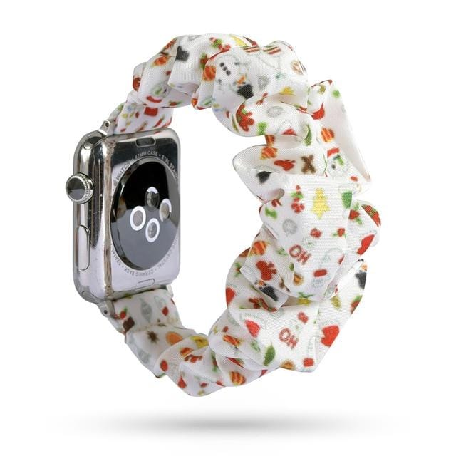 Scrunchie Watch Band Snowman / 38mm, 40mm & 41mm DP191033S29
