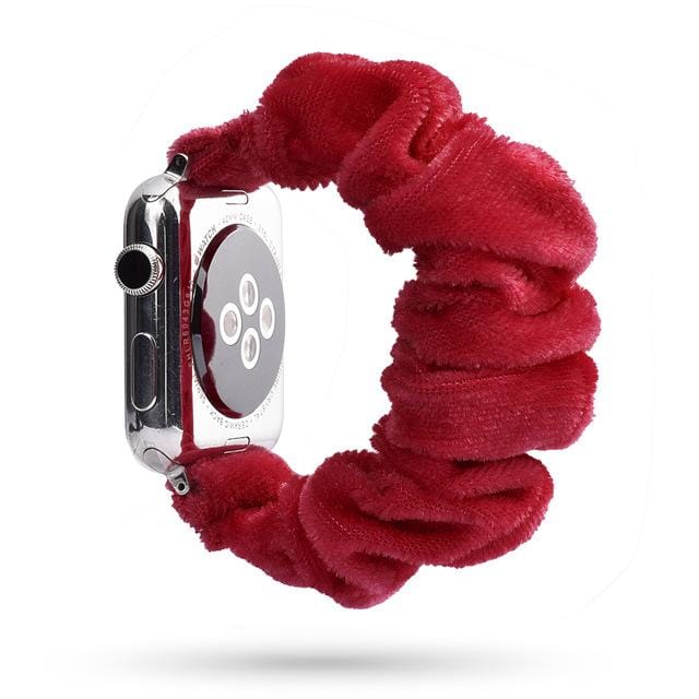 Scrunchie Watch Band Red / 38mm, 40mm & 41mm DP191033S35