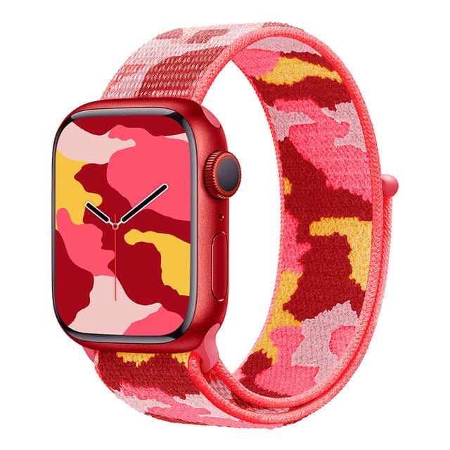 Camo Sports Watch Band Red Camo / 38mm, 40mm & 41mm DP190625S78