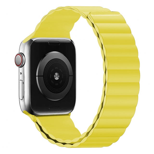 Magnetic Loop Sports Watch Band Yellow / 38mm, 40mm & 41mm DP2205181S05
