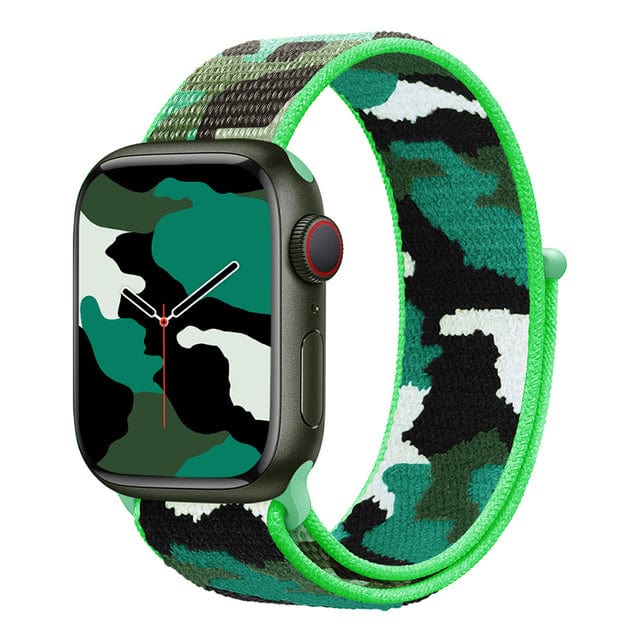 Camo Sports Watch Band Dark Green Camo / 38mm, 40mm & 41mm DP190625S87