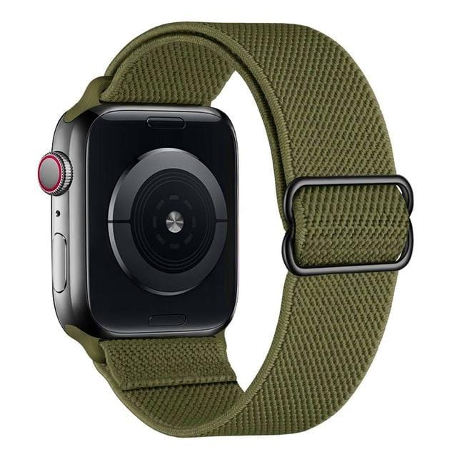 Adjustable Nylon Watch Band Army Green / 38mm, 40mm & 41mm DP2021204S02