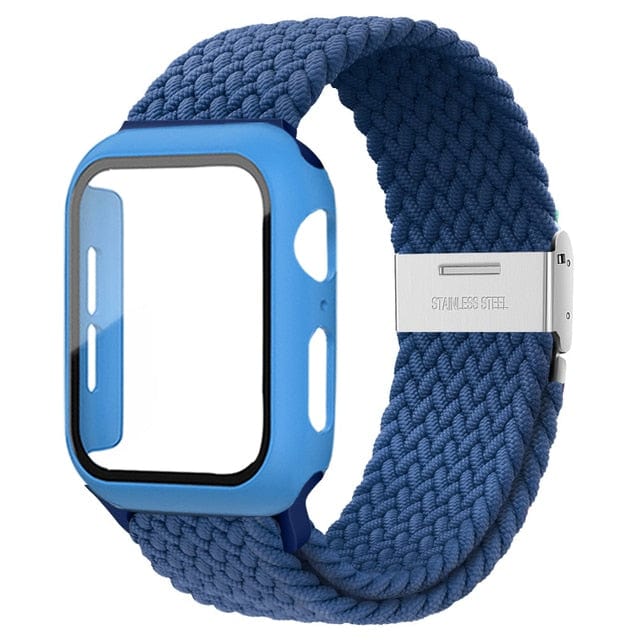 Braided Loop Watch Band With Case