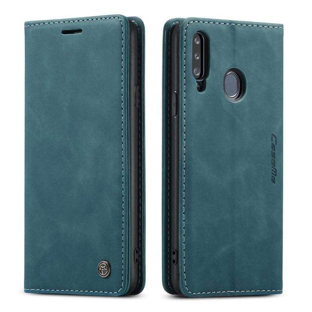 Slim Magnetic Leather Case For Samsung Galaxy Galaxy A13 / Blue CM20230201-C-03-for Galaxy A13-Blue